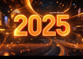 a number with lights and sparks