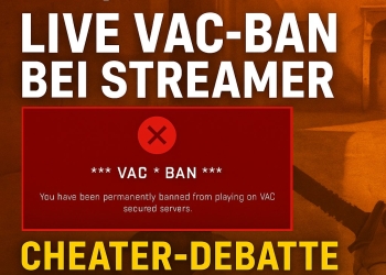 Live VAC-Ban bei Streamer – Cheater-Debatte spitzt sich in CS2 zu